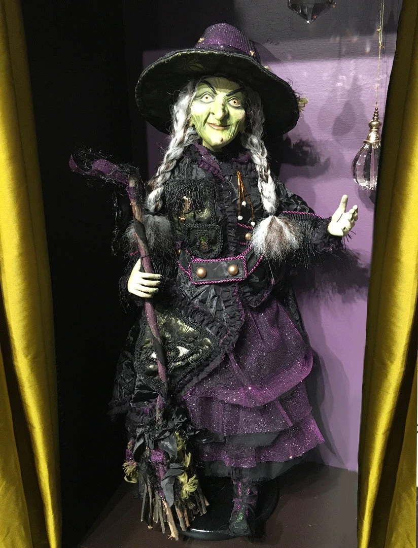Katherine's Collection Brunhilda Witch, 24" New! 3 Katherine's Collection Brunhilda Witch, 24" New!