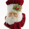 TheHolidayBarn.com New! Katherine's Collection Christmas Wishes Santa Ornament