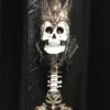 New! Katherine's Collection Skeleton King Candle Holder