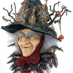 Katherine's Collection Which Way To Witchville Witch Wall Piece