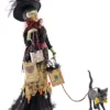 New! Katherine's Collection Witch Shopper With Cat