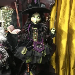 Katherine's Collection Witch On Broom New!