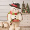 Bethany Lowe New! Deck The Halls Snowman, Paper Mache