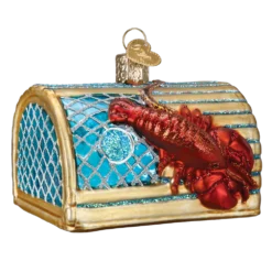 Old World Christmas Lobster Trap Ornament