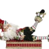 Mark Roberts Northpole Candy Cane Elf Stocking Holder 1 Mark Roberts Northpole Candy Cane Elf Stocking Holder