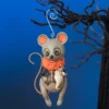 Bethany Lowe Marvin Mouse With Ghost Ornament New!
