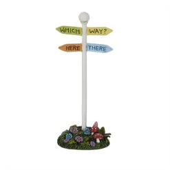 Mary Engelbreit Fairy Garden Which Way Sign