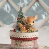 Bethany Lowe Merry & Bright Deer On Box New! 1 Bethany Lowe Merry & Bright Deer On Box New!