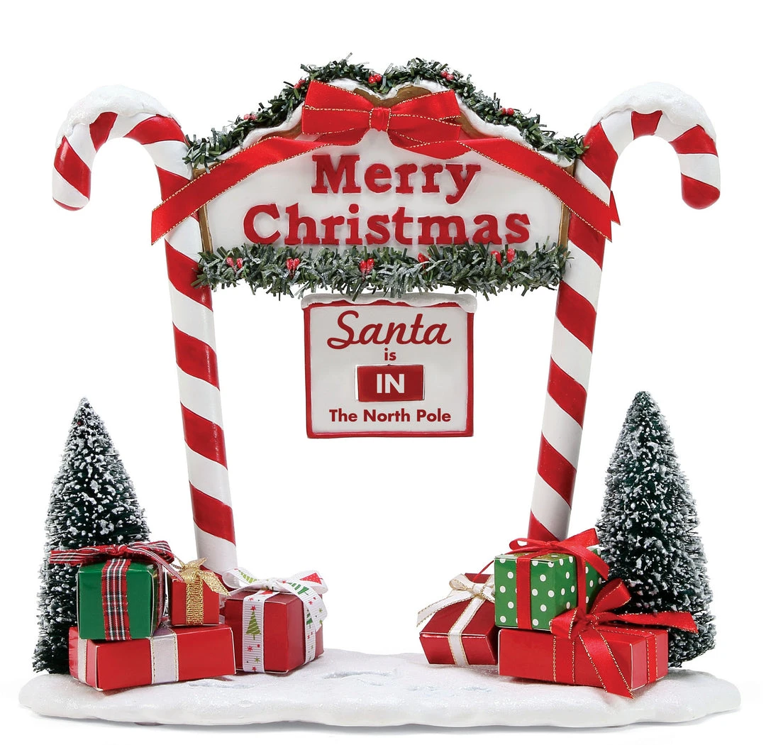 TheHolidayBarn.com North Pole Candy Cane Entrance New! 3 TheHolidayBarn.com North Pole Candy Cane Entrance New!