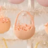 Bethany Lowe Orange Cracked Egg Ornament New!