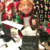 Whitehurst Orin Elf With Santa Mail Bag New!
