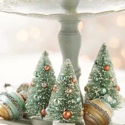 Raz Mini Pastel Bottle Brush Trees New!