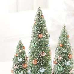 Raz New! Pastel Bottle Brush Trees