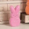 Bethany Lowe New! Peeps® Pink Bunny Figurine, 6"