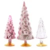 Cody Foster Pink Candy Glass Trees New!