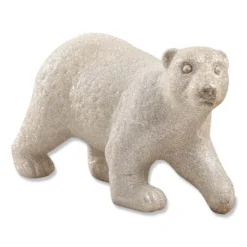 Bethany Lowe Platinum Glitter Polar Bear