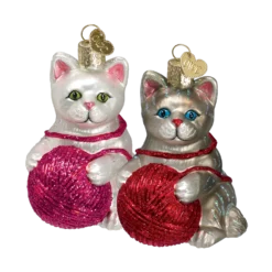 Old World Christmas Playful Kitten With Yarn Ball Ornaments 8 Old World Christmas Playful Kitten With Yarn Ball Ornaments
