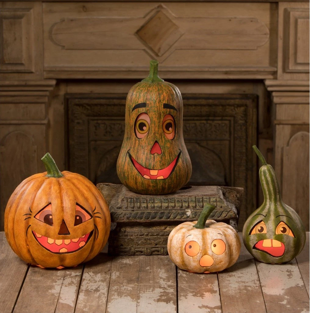Bethany Lowe Frightened Pumpkin Luminary 4 Bethany Lowe Frightened Pumpkin Luminary