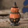 Bethany Lowe Pumpkin Pete Spooks Jar New! 1 Bethany Lowe Pumpkin Pete Spooks Jar New!