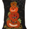 Bethany Lowe Pumpkin Topiary Pillow, Felt New!