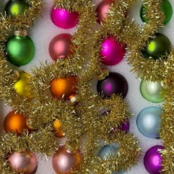 Cody Foster Rainbow & Gold Tinsel Garland