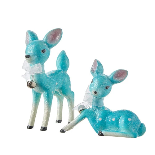 Raz Retro Turquoise Blue Deer 3 Raz Retro Turquoise Blue Deer