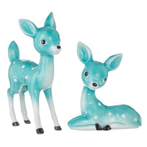 Raz New! Retro Turquoise Deer 3 Raz New! Retro Turquoise Deer