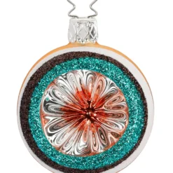 Inge Glass Christmas Retro Reflection Ball Ornament
