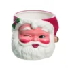 Transpac Retro Winking Santa Container 1 Transpac Retro Winking Santa Container