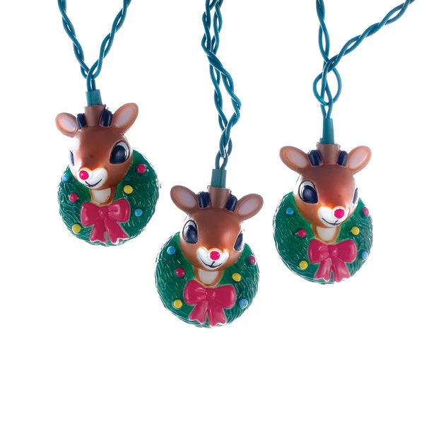 Kurt Adler Christmas Rudolph The Red Nosed Reindeer Light Set 3 Kurt Adler Christmas Rudolph The Red Nosed Reindeer Light Set