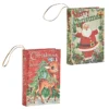 Raz Retro Christmas Book Ornaments