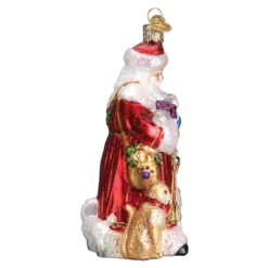Old World Christmas Santa's Furry Friends Ornament