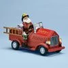 The Holiday Barn Santa's Fire Truck Music Box 2 The Holiday Barn Santa's Fire Truck Music Box