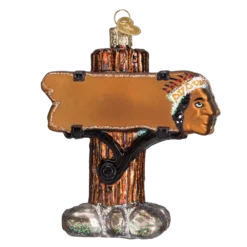 Sequoia National Park Ornament Glass Camping Ornaments Old World Christmas