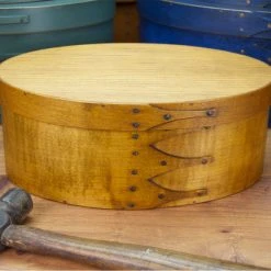 The Holiday Barn Christmas Shaker Boxes - Antiqued Natural Finish