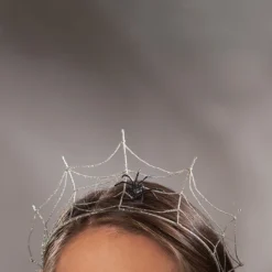 Bethany Lowe Silver Spiderweb Tiara