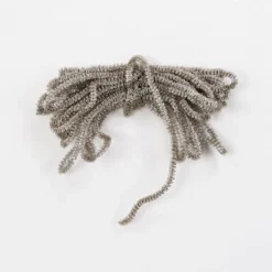 One Hundred 80 Degrees Silver Tinsel Mesh Garland