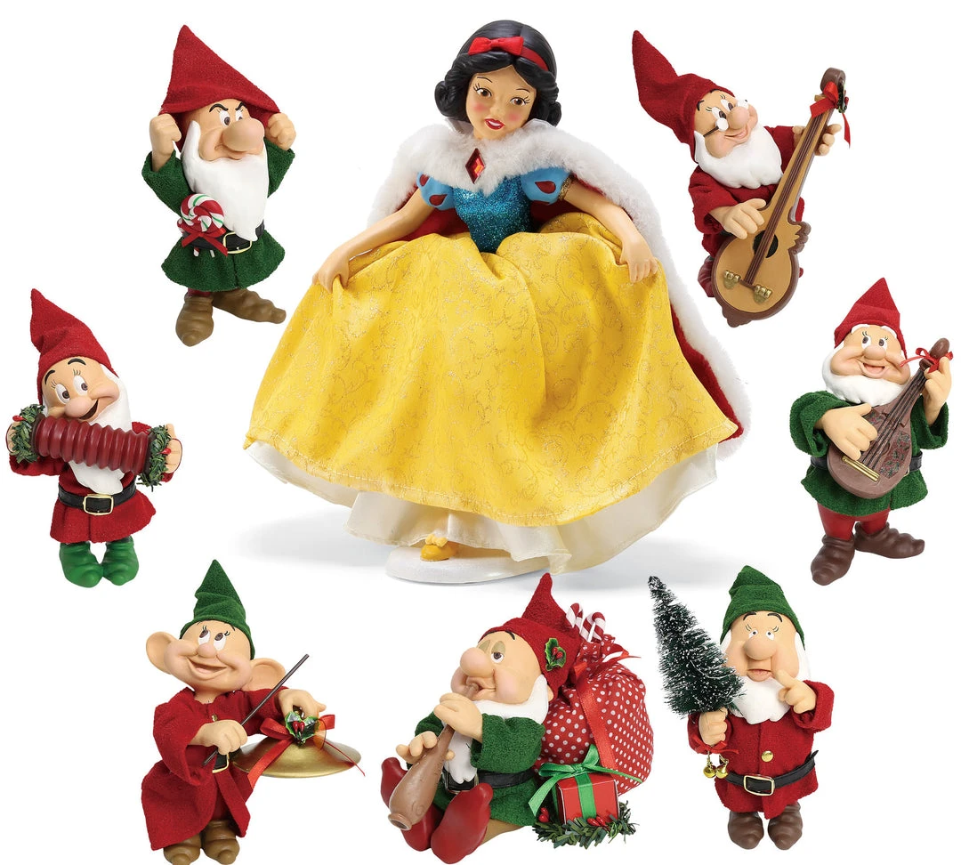 Enesco New! Snow White And The Seven Dwarfs Christmas Celebration 3 Enesco New! Snow White And The Seven Dwarfs Christmas Celebration