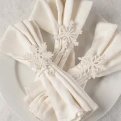 Bethany Lowe Snowflake Napkin Holders New!