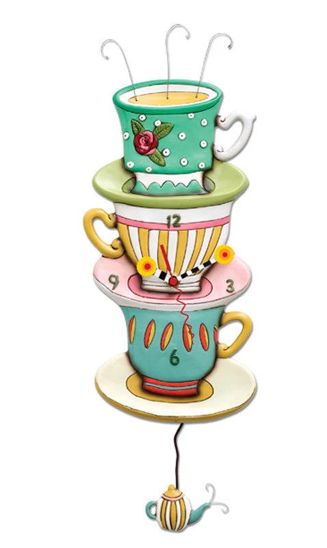 Allen Designs Spot Of Tea Clock 3 Allen Designs Spot Of Tea Clock