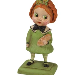 Bethany Lowe New! St. Patty Girl With Irish Bread