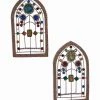 TheHolidayBarn.com Christmas Stained Glass Church Window Ornaments