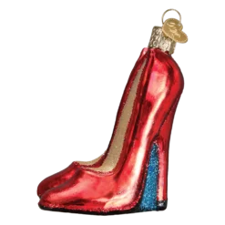 Old World Christmas Red Spike Heels Ornament
