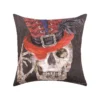 TheHolidayBarn.com New! Time To Party Skeleton Pillow