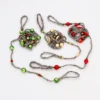 One Hundred 80 Degrees Tinsel & Glass Bead Garland New!