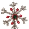 ShiShi Tinsel Snowflake With Glass Beads New!