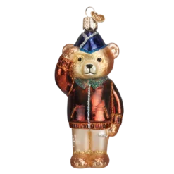 Old World Christmas Air Force Bear Ornament