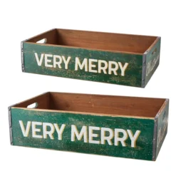 Raz Christmas Crates