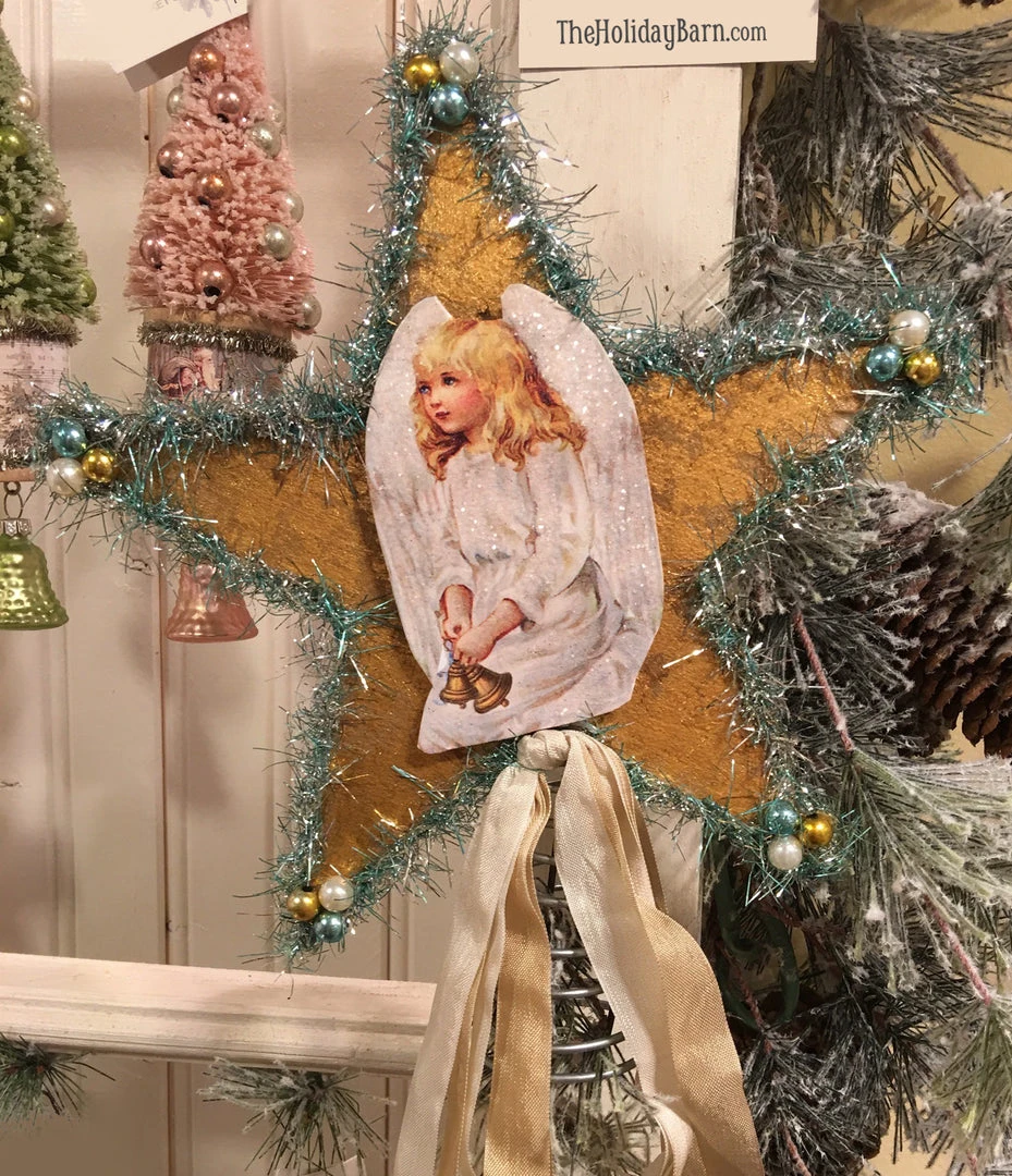 Bethany Lowe Angel Star Tree Topper