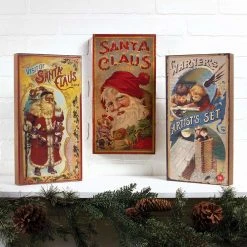 TheHolidayBarn.com Vintage Christmas Toys Box Signs